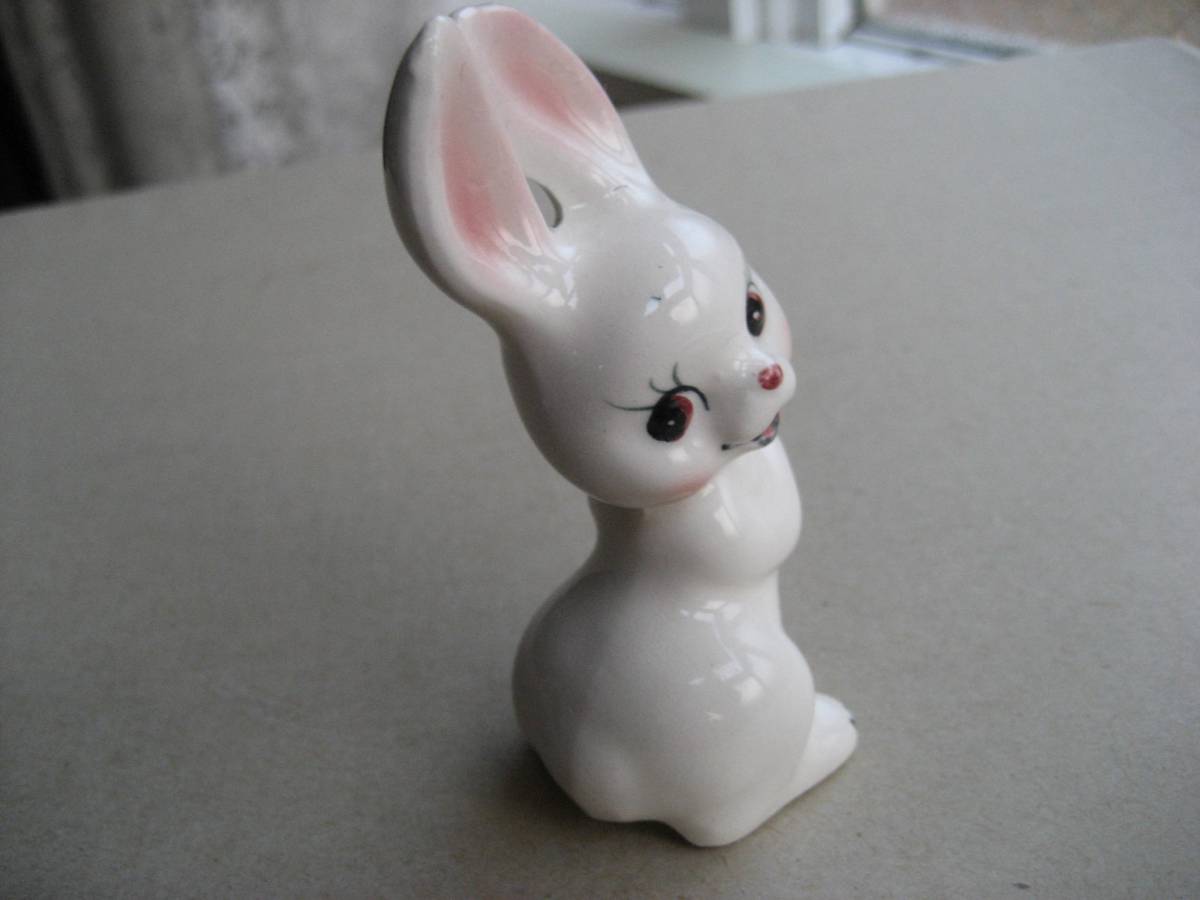 昭和レトロ 陶器 うさぎ 置物(雑貨)｜売買されたオークション情報
