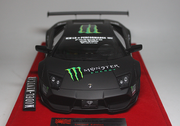 MONSTER限定 世界50台 1/18 ランボルギーニ Murcielago LP640 ムルシエラゴ Liberty Walk LB ...
