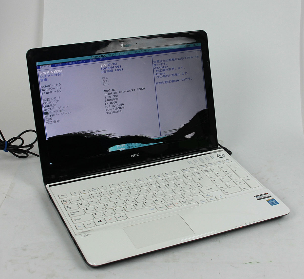 お買い得 ジャンク品♪ NEC LaVie S LS150/MSW PC-LS150MSW / Celeron