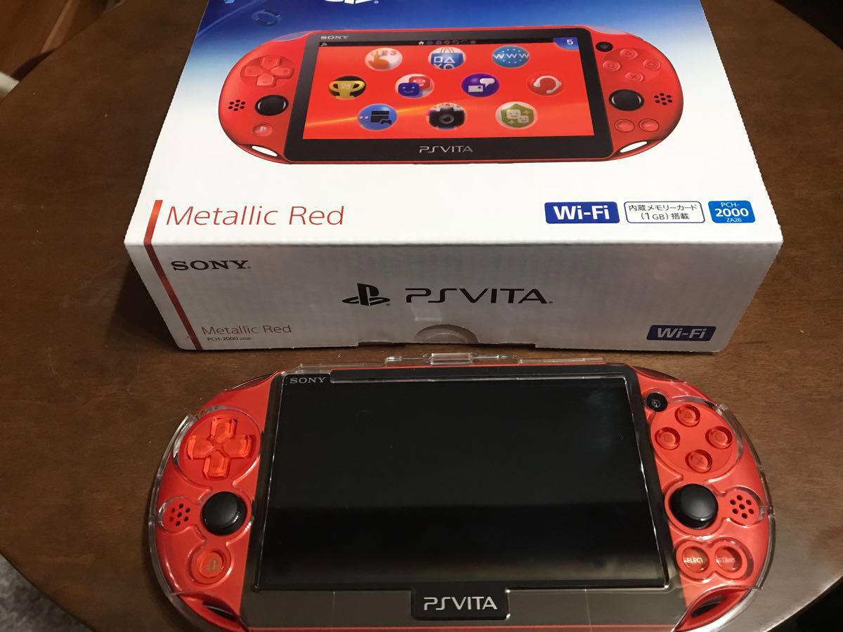 PS VITA メタリックレッド PCH-2000ZA26美品 PlayStation Vita
