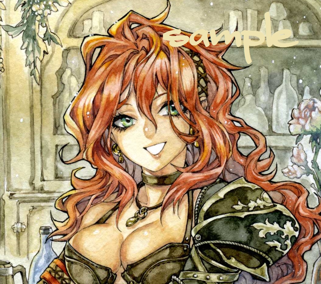 オリジナル手描きイラスト ラフ付