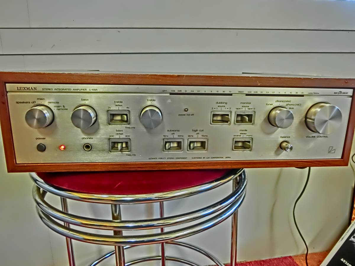 ラックスマン LUXMAN L-48A プリメインアンプ ※ジャンク品 - L Yahoo 