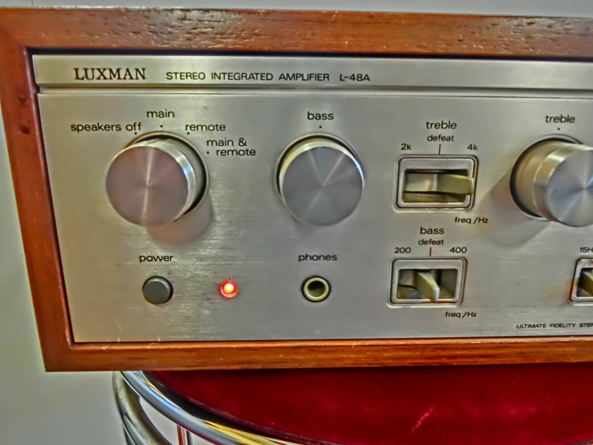 ラックスマン LUXMAN L-48A プリメインアンプ ※ジャンク品 - L Yahoo 