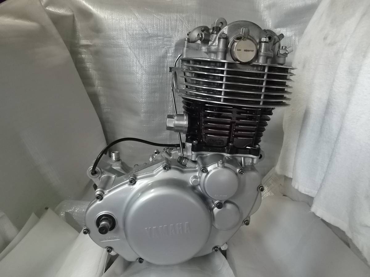 ☆SR400ビッグフインシリンダーヘッド 希少！重500クランク組込