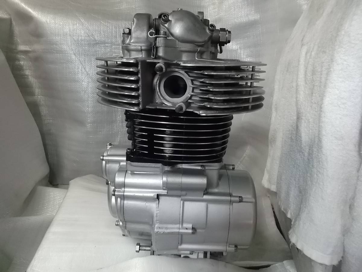 ☆SR400ビッグフインシリンダーヘッド 希少！重500クランク組込