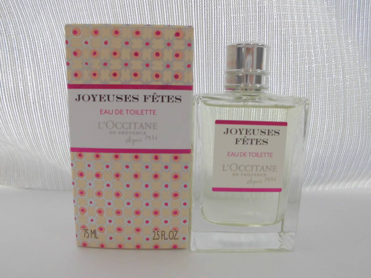 9967 ☆ロクシタン オードトワレ JOYEUSES FETES 美品☆75ml ,落札後
