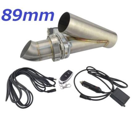 マフラー可変電動バルブ 90mm バイパス 86mmから92mm可能 APEX ECV