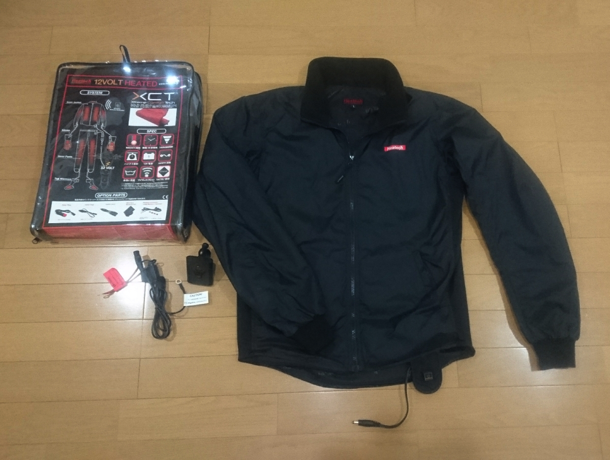 Heatech ヒーテック 電熱ジャケット L 12V 7A 程度良！美品！即決！ 冬