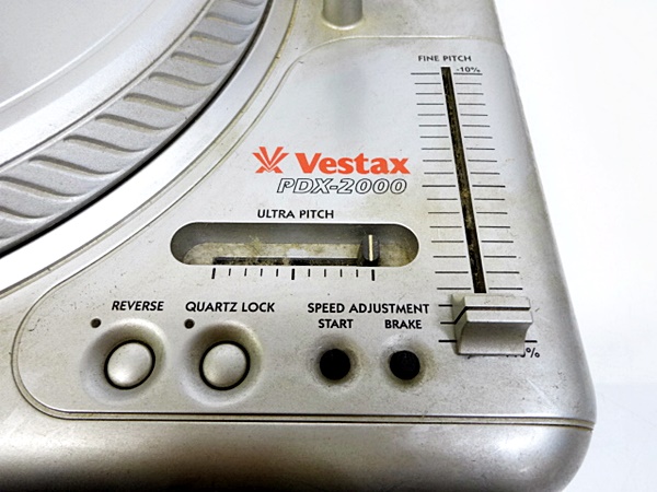 02/37-02 Vestax べスタックス ターンテーブル PDX-2000 2台セット