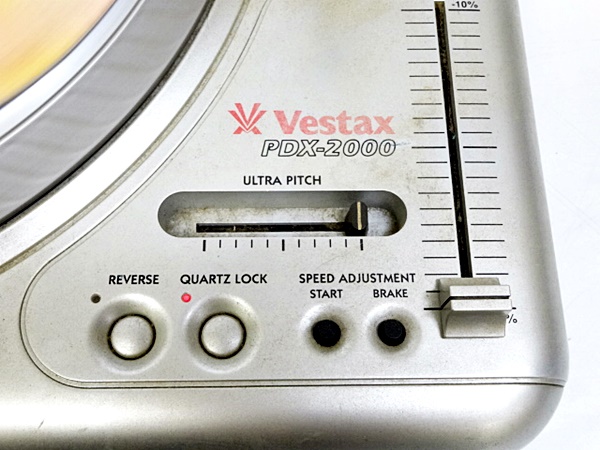02/37-02 Vestax べスタックス ターンテーブル PDX-2000 2台セット