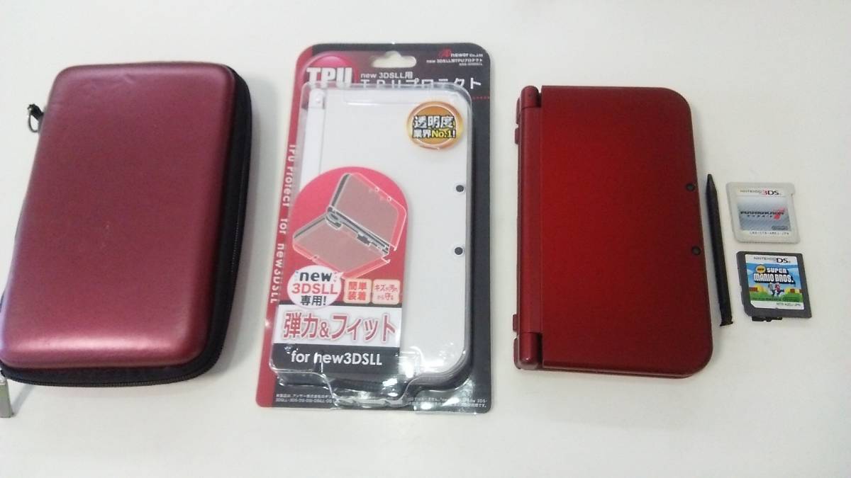 LL | Newニンテンドー3DS メタリックレッド new3dsll レッドの通販 