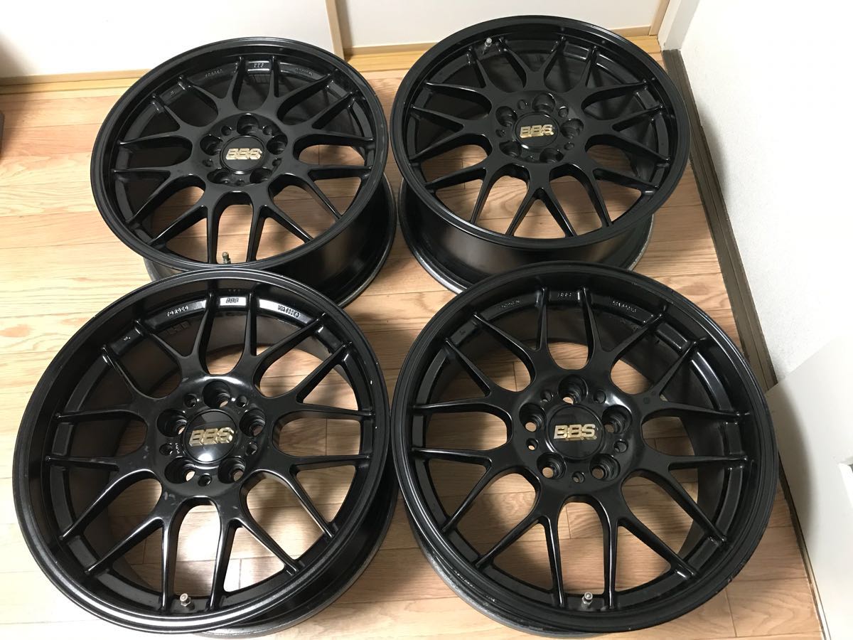 BBS RG-R RG700 DBK 8.5J+36 PCD114.3 新品 バリ溝 4本
