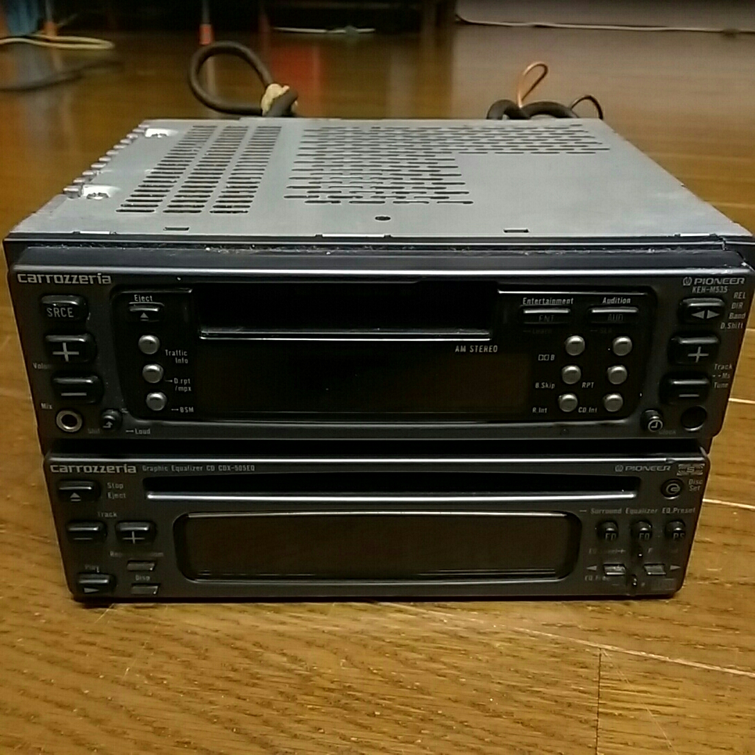 本物保証，定番 カロッツェリア KEH-M535 CDX-505EQ 旧型 CD カセット