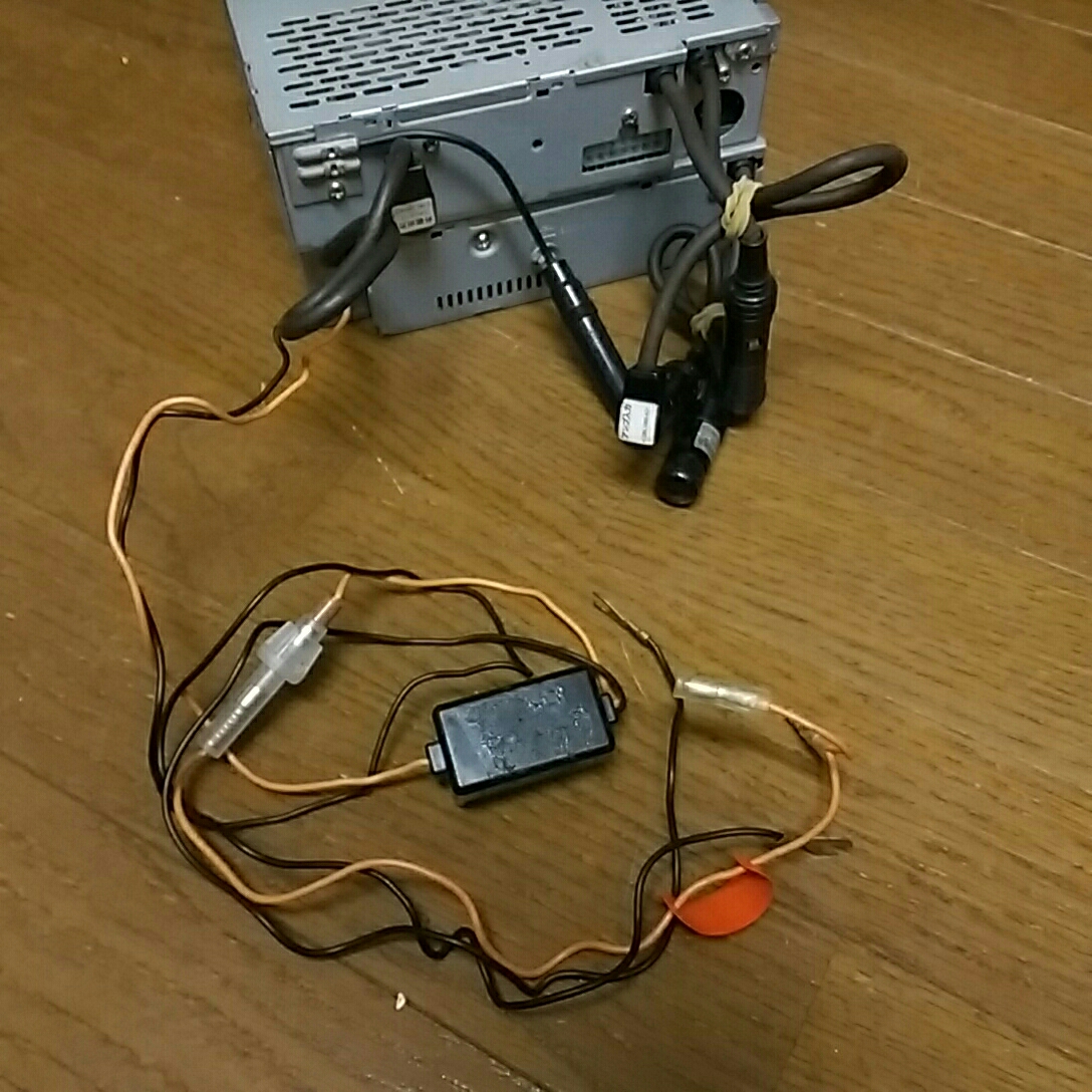ジャンクcarrozzeria KEH-M535⁄ CDX-505SEQ パイオニア カーステレオ