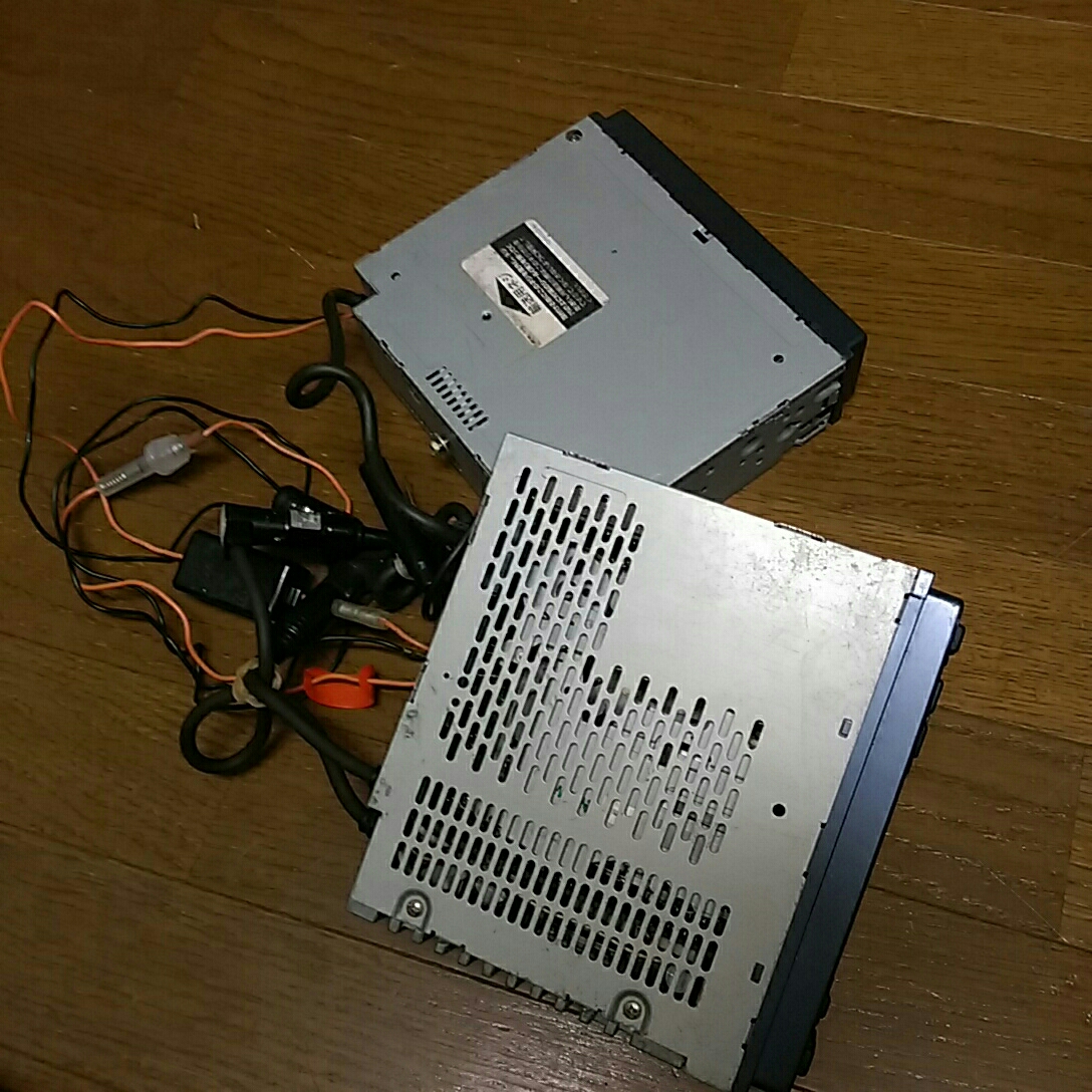 ジャンクcarrozzeria KEH-M535⁄ CDX-505SEQ パイオニア カーステレオ