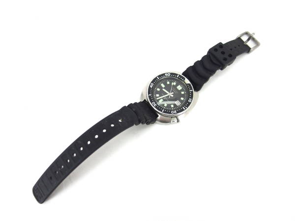 1円 セイコー 6105-8119 セカンドダイバー 自動巻き メンズ腕時計 BO907