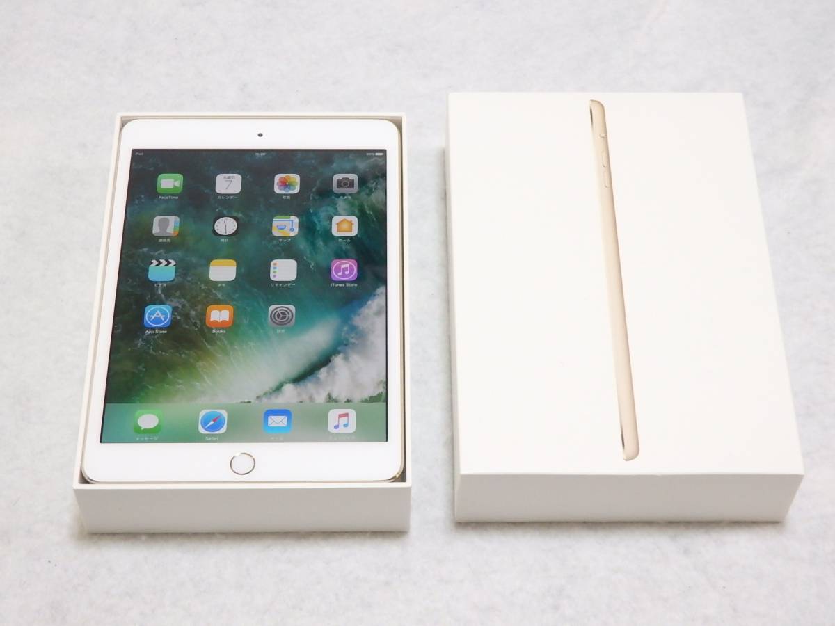 美品 Apple iPad mini 3 ゴールド 128GB Wi-Fiモデル 美iPadmini3