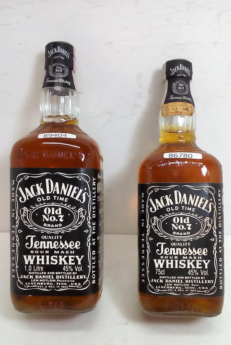 古酒☆ JACK DANIEL'S ジャックダニエル 4本セット OLD No.7 未開栓