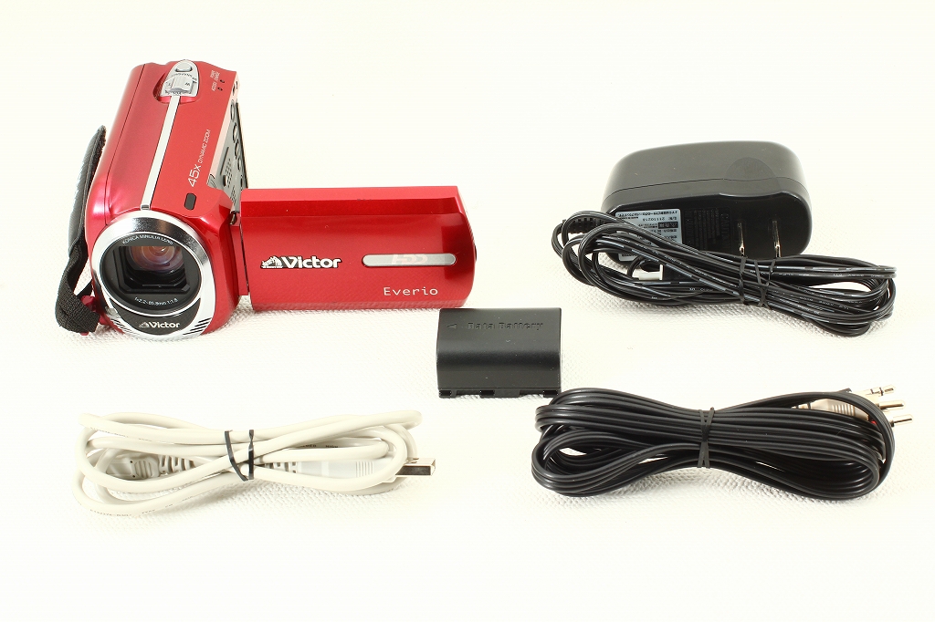 極美品 JVC Victor ビクター Everio GZ-E241 ブラック @8729 Victor