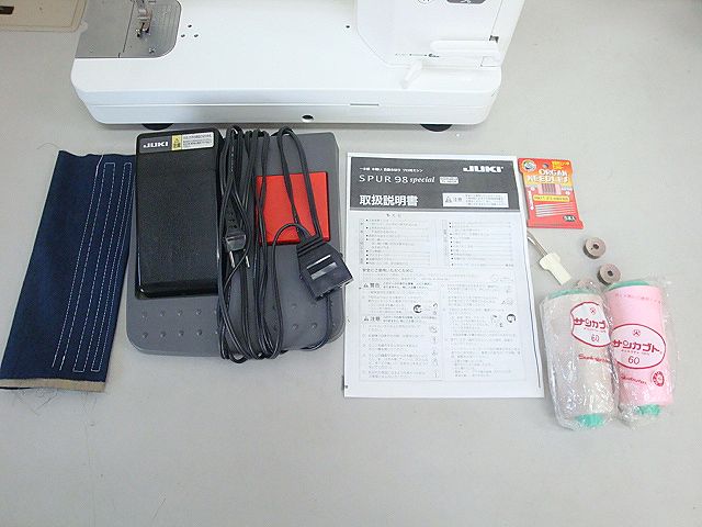 職業用ミシン JUkI spur98DX清掃整備済み JUKIミシン修理｜シュプール 