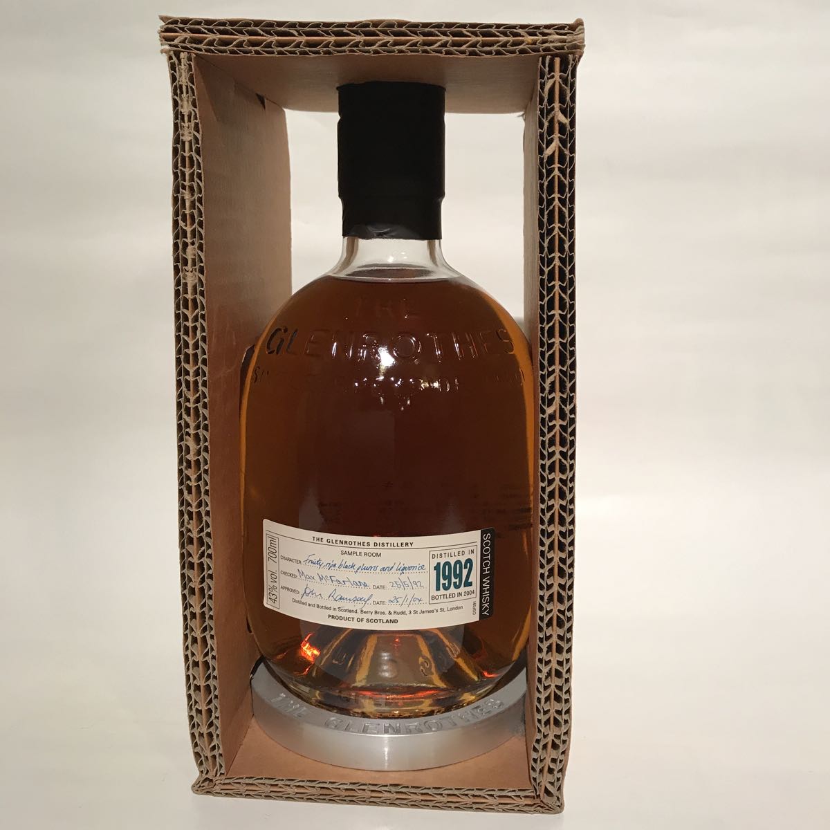 グレンロセス Glenrothes 700ml [1992] (The 43度 0 x 30年 北京 VITAE
