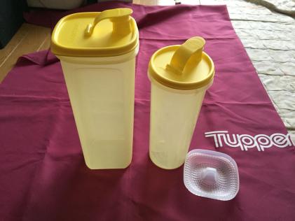 タッパーウェア 2Lsライン＆1.1リットルsライン＆ストレーナーの3