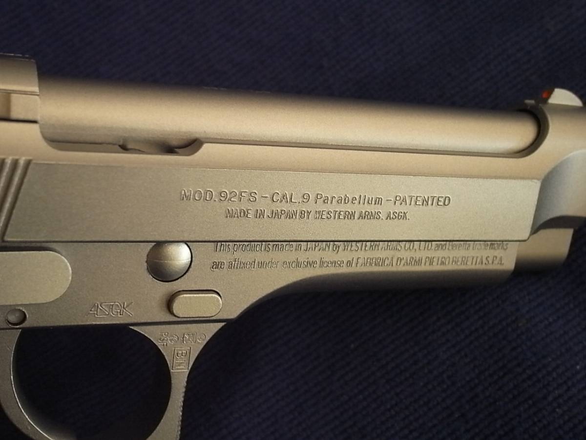WESTERN ARMS WA PIETRO BERETTA M92FS SERGEANT TEXAS RANGERS HEAVY ...