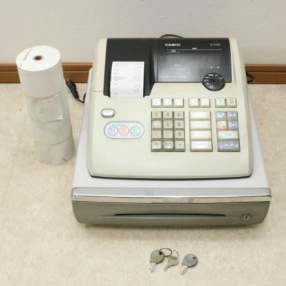 中古動作品☆CASIO カシオ レジスター TE-M80 レジロール付き 2026年