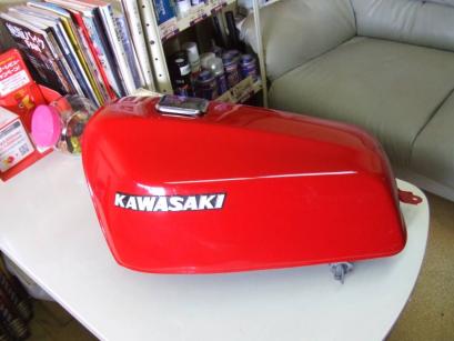 美品 Z400FX 純正 タンク E1 Z400J Z500 Z550 当時物 オートバイ