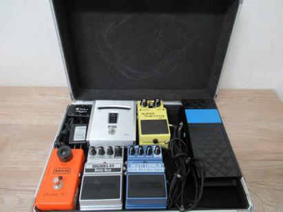 即配送！BOSS KORG IBnez Digitech　MXR◆エフェクター一式◆パワーサプライ　ケース付き