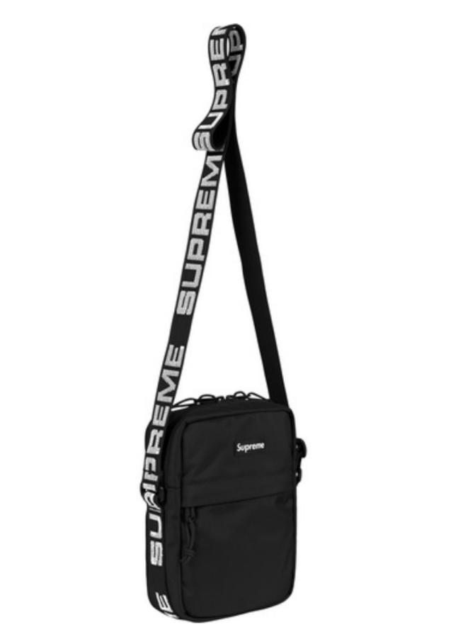 SUPREME shoulder bag ショルダーバック バック 18SS 黒 black 