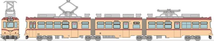 トミーテック 鉄道コレクション 鉄コレ 広島電鉄 3000形 | 3008号 広島