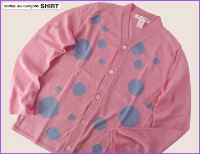 des COMME GARCONS カーディガン エイチアンドエムH&M⁄水玉 別注