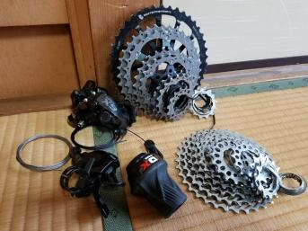 SRAM スラム X9 X7 2×10速 MTB コンポセット - メルカリ 中古☆スラム