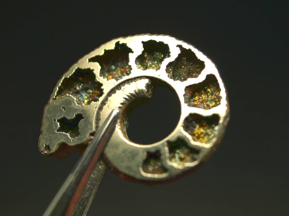 アンモナイト【黄鉄鉱】【4.3g】ロシア産/pyrite/fossil/ammonite 