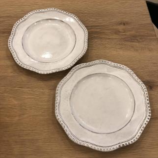 アスティエ　プレート　2枚セット　♪ Astier de Villatte 未使用】ASTIER de VILLATTE アスティエ・ド・ヴィラット お皿 2枚