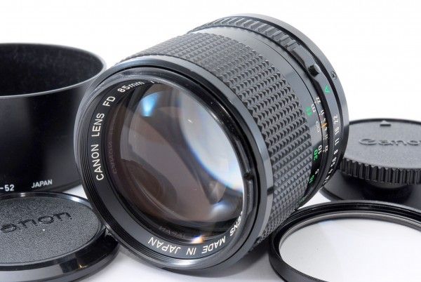 レア美品☆キャノン Canon New FD 85mm F1.8 フード付 【公式通販】
