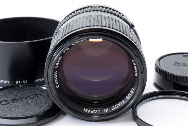 レア美品☆キャノン Canon New FD 85mm F1.8 フード付 【公式通販】