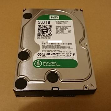 ■western digital　SATA 3.5インチHDD 3TB　WD30EZRX-00D8PB0■