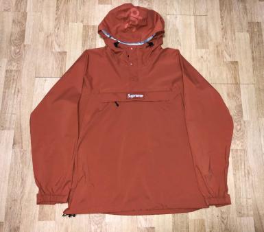 Supreme 17SS Taped Seam Anorak Burnt Orange M the north face box