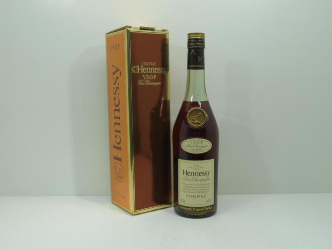 古酒◇Hennessy/ヘネシー VSOP グリーンボトル コニャック 箱付