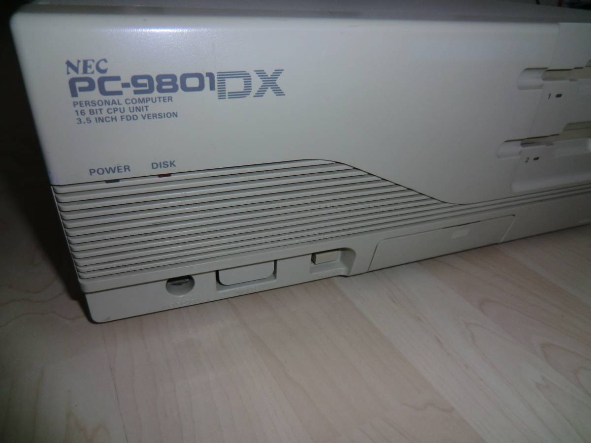 PC-9801 DX U2 正常動作確認 FD1137D 2台搭載 オマケ3.5インチ