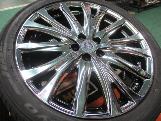 work pietra ct1ピエトラ 245/45r20 ◇良品!! ワーク ピエトラCT1 WORK PIETRA CT1 7J+48 5-100 プリウス