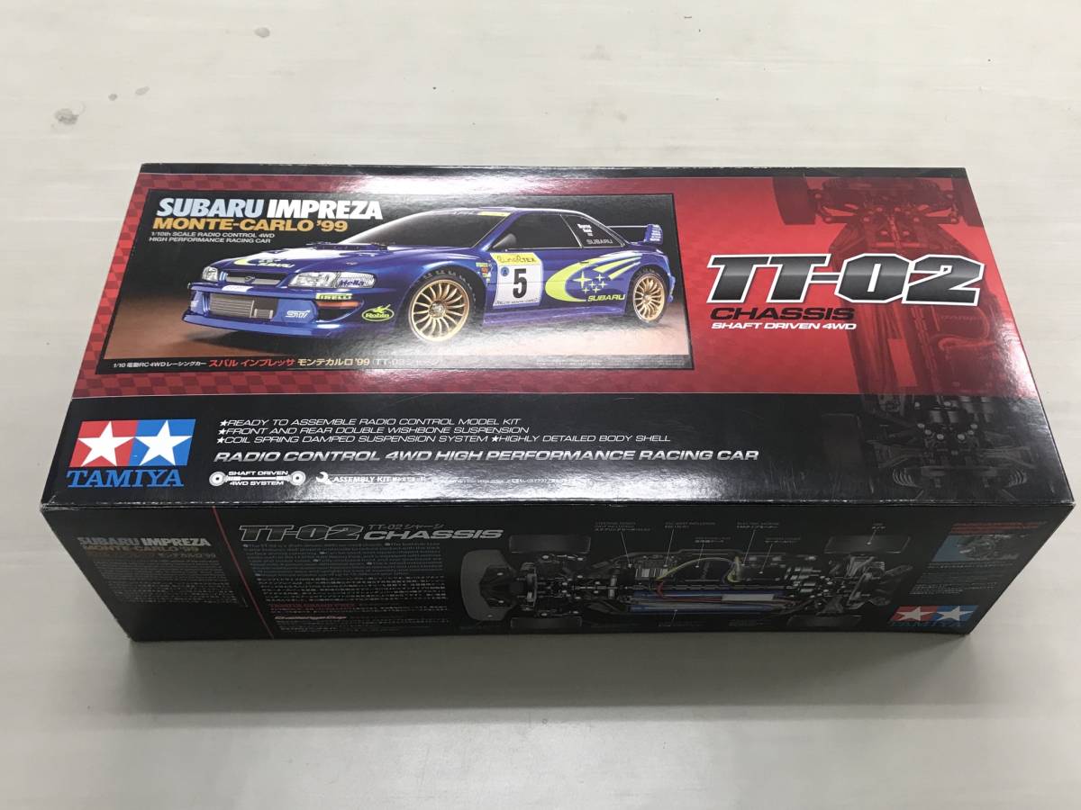 タミヤ 1/10 インプレッサ モンテカルロ '99 (TT-02) 組立済未使用品