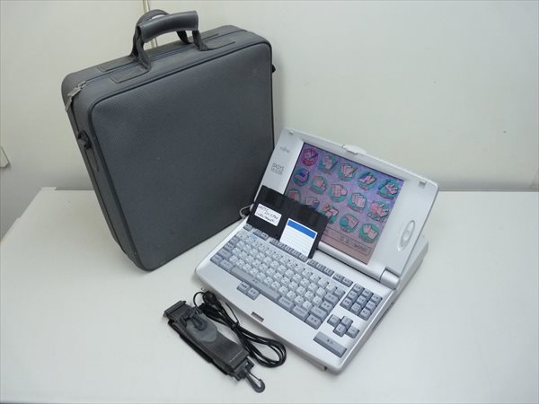 良品 バックアップ電池交換済み 富士通ワープロ OASYS LX-C700