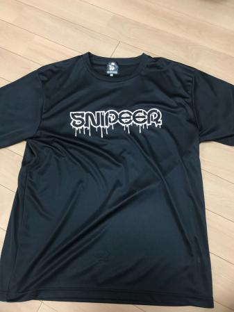 snipeer ドライシャツ　美品 SNIPEER DRY Tシャツ スナイパー ドライTシャツ XL ”DRIP LOGO DRY”②