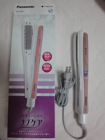 Panasonicストレートアイロンナノケア/EH-HS97☆美品
