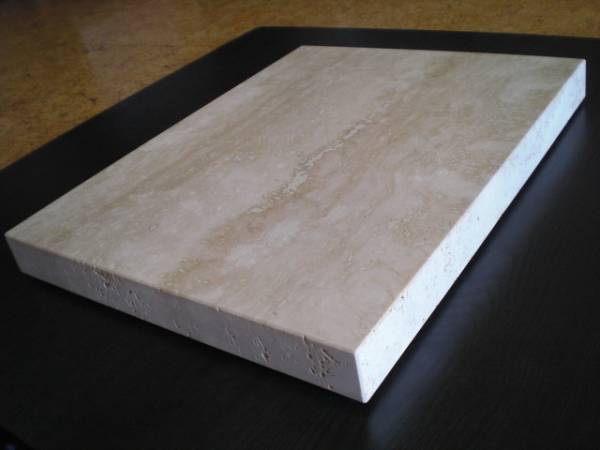 ○大理石オーディオボード○トラバーチン 450×350×40【即決】 【公式通販】