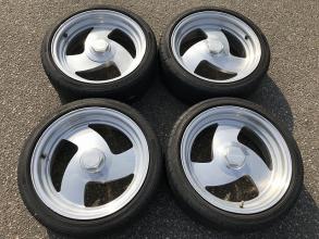 BOYDS ボイド ホイール4本 215/40ZR17 5穴 PCD114.3 深リム 廃盤 旧車