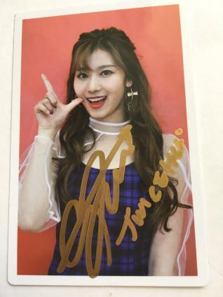 サナ直筆サイン入り2Lサイズ写真…SANA…TWICE…15 TWICE 直筆サインL版